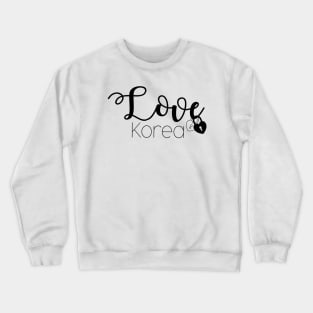 Love Korea padlocks Crewneck Sweatshirt